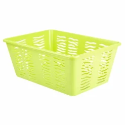 Koszyk plastikowy uniwersalny Branq Zebra 36,4 x 25,4 x 14,5 cm zielony