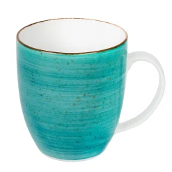 Kubek do kawy i herbaty porcelanowy Lubiana Boss 380 ml morski