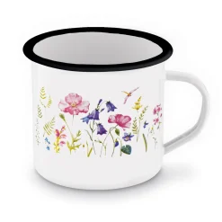 Kubek emaliowany retro Tadar Evika 700 ml