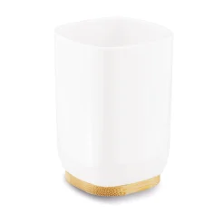 Kubek na szczoteczki łazienkowy Tadar Iver 7,3 x 11 cm biały