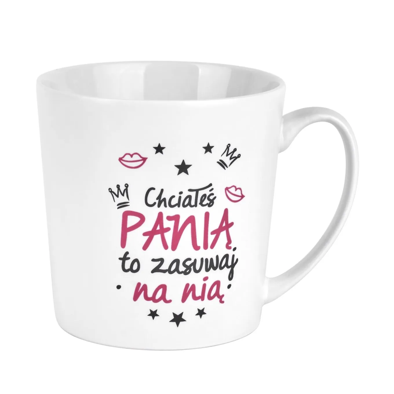 Kubek porcelanowy NBC BGtech Crazy girl mam fantazję 480 ml