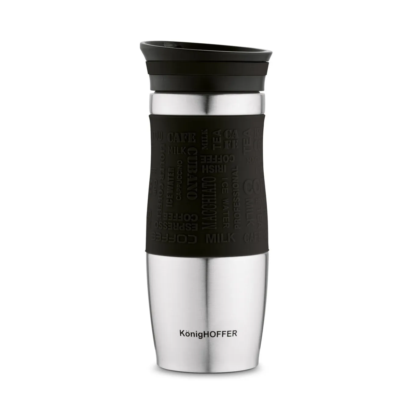 Kubek termiczny Konighoffer Loara 400 ml czarny