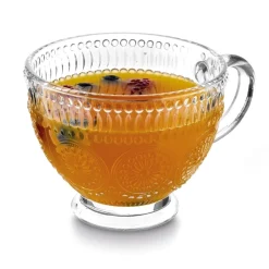 Kubki szklane filiżanki Tadar Laura 400 ml 6 sztuk