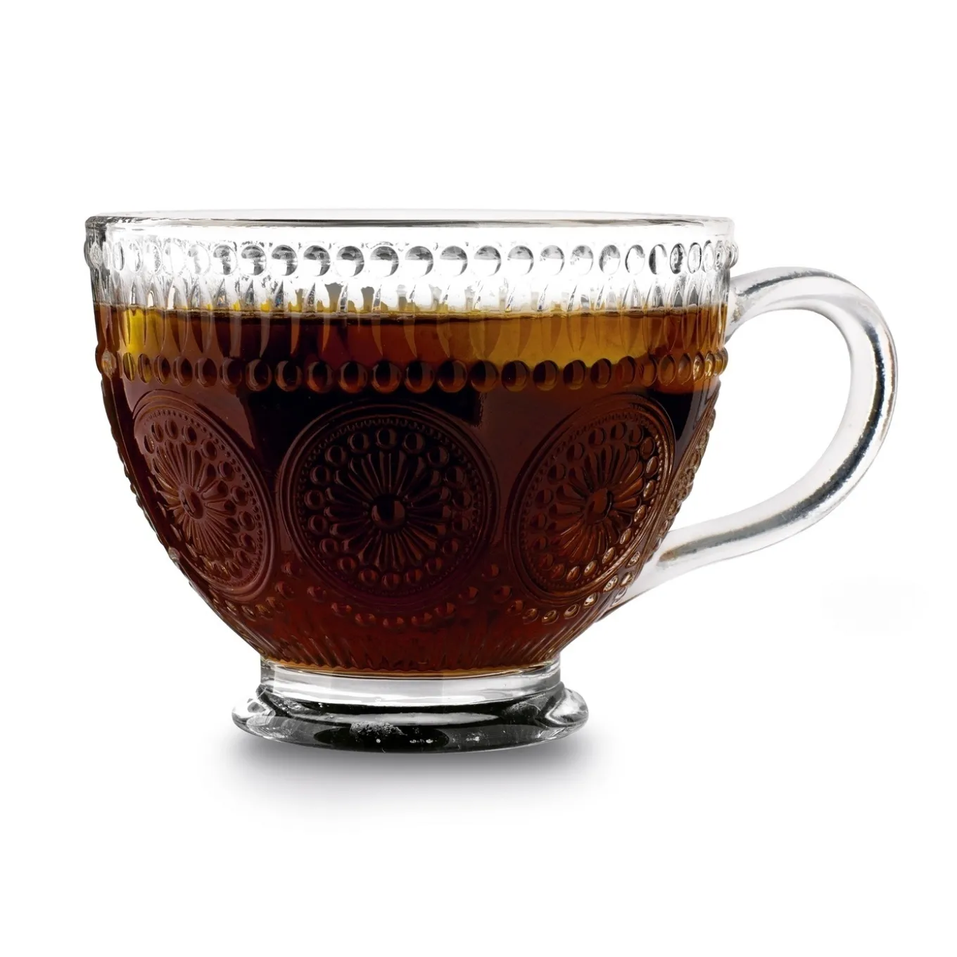 Kubki szklane filiżanki Tadar Laura 400 ml 6 sztuk