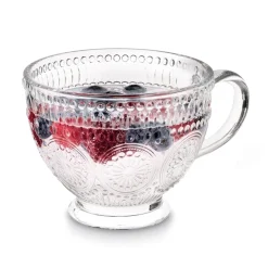 Kubki szklane filiżanki Tadar Laura 400 ml 6 sztuk