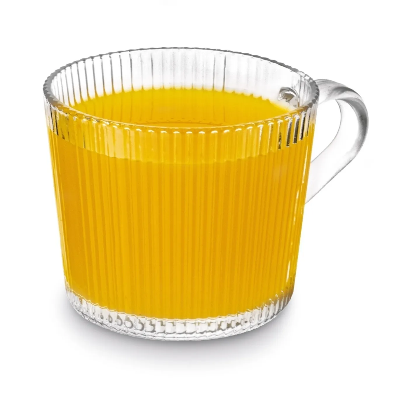 Kubki szklane Tadar Sue 400 ml 6 sztuk i 6 podkładek korkowych