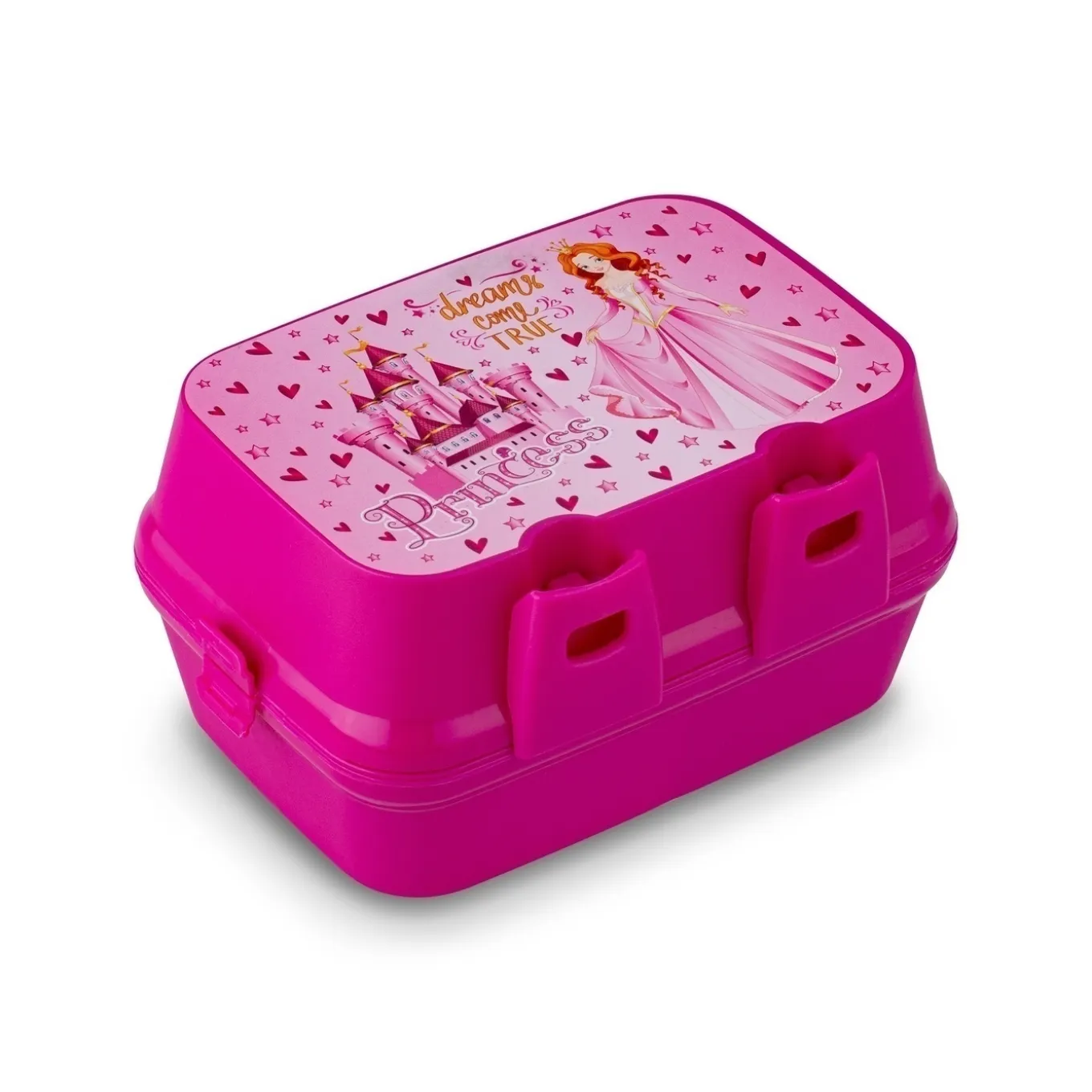Lunch box z przegródkami widelcem i nożem dla dzieci Tuffex 12,5 x 17 x 9 cm mix kolorów