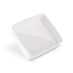 Maselniczka porcelanowa z pokrywką Tadar Ceramic 16,5 x 12 cm biała
