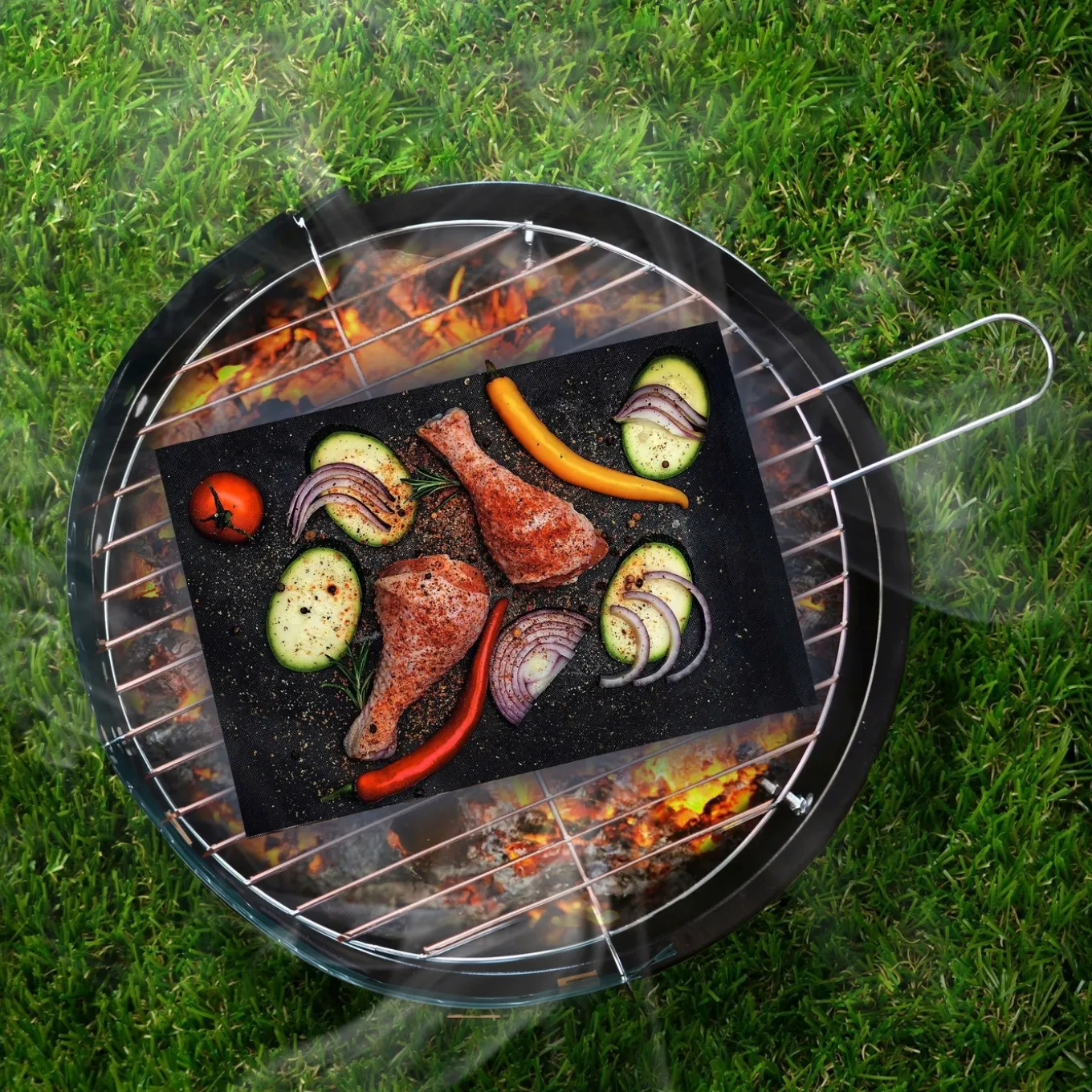 Maty grillowe Tadar BBQ 40 x 33 cm prostokątne 10 sztuk