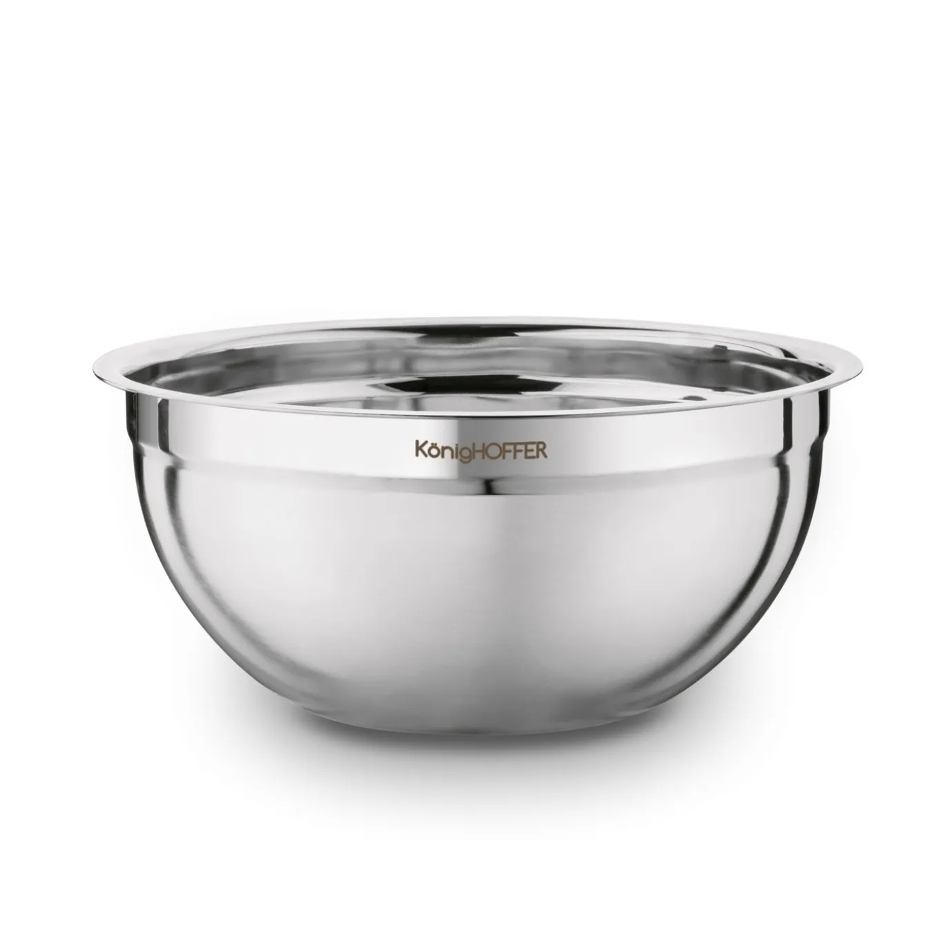 Miski nierdzewne z pokrywkami Konighoffer 16 cm 20 cm 24 cm satyna