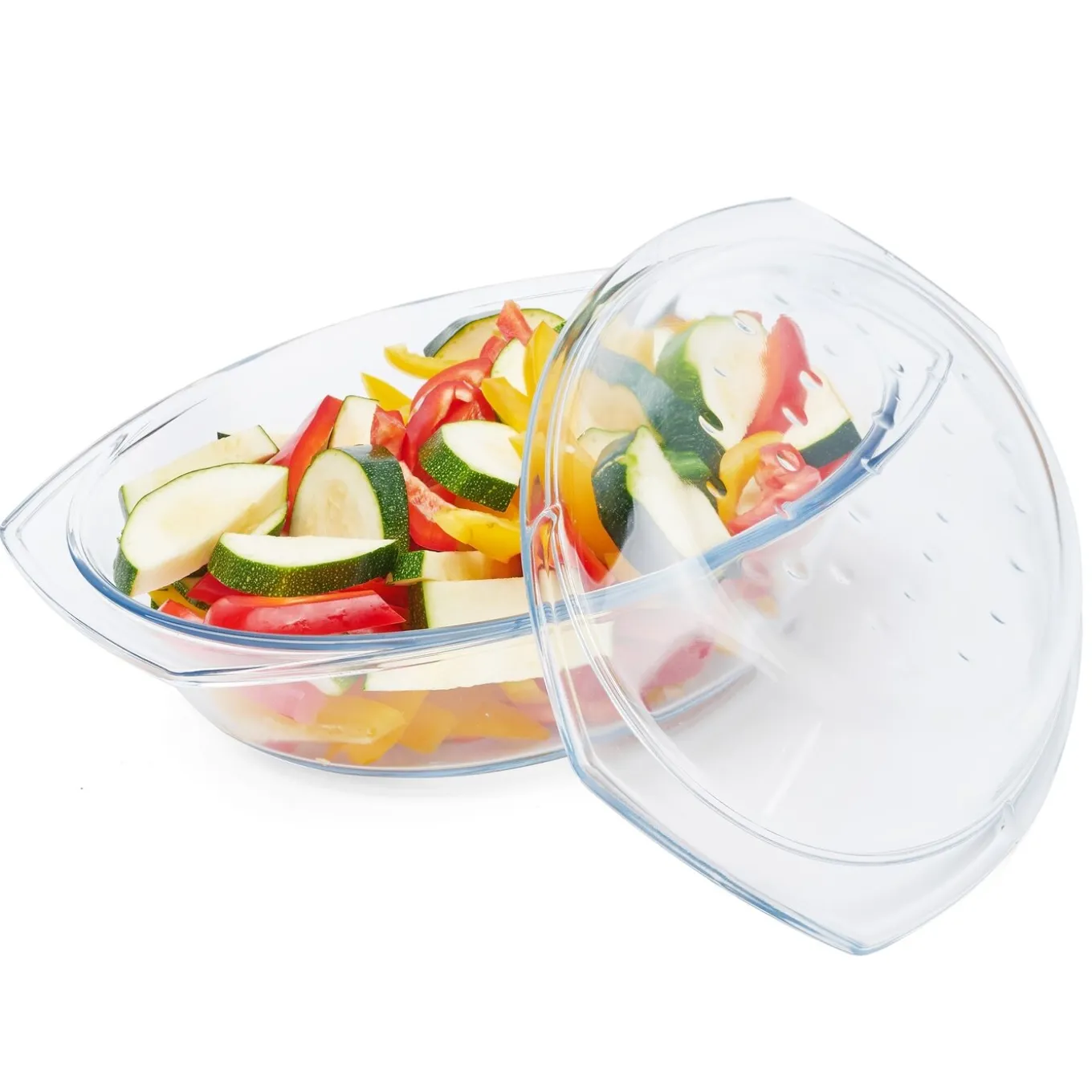 Naczynie żaroodporne owalne z pokrywą Termisil Grill&Drop 2,9 l