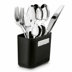 Ociekacz na sztućce Tadar Cuisine 13,5 x 7,5 x 10,8 cm czarny