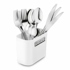 Ociekacz na sztućce Tadar Cuisine 13,5 x 7,5 x 10,8 cm biały