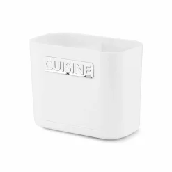 Ociekacz na sztućce Tadar Cuisine 13,5 x 7,5 x 10,8 cm biały