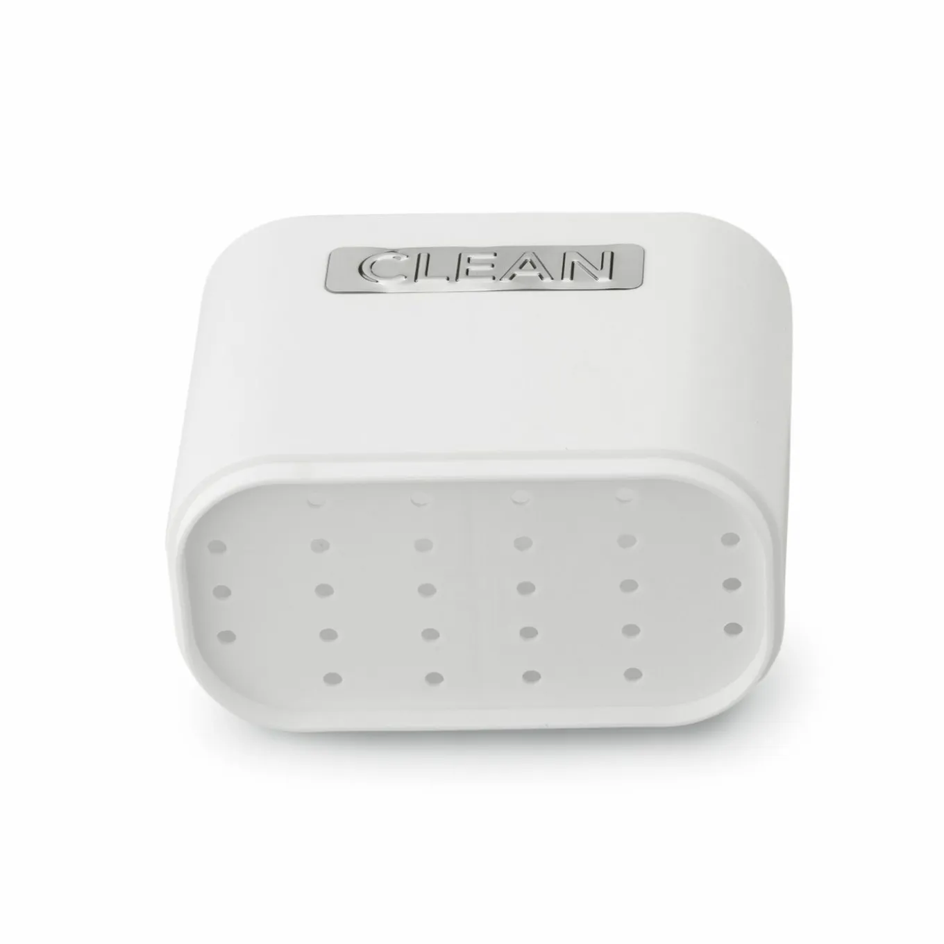 Ociekacz na sztućce z podstawką Tadar Clean 13,5 x 12 x 10,8 cm biały