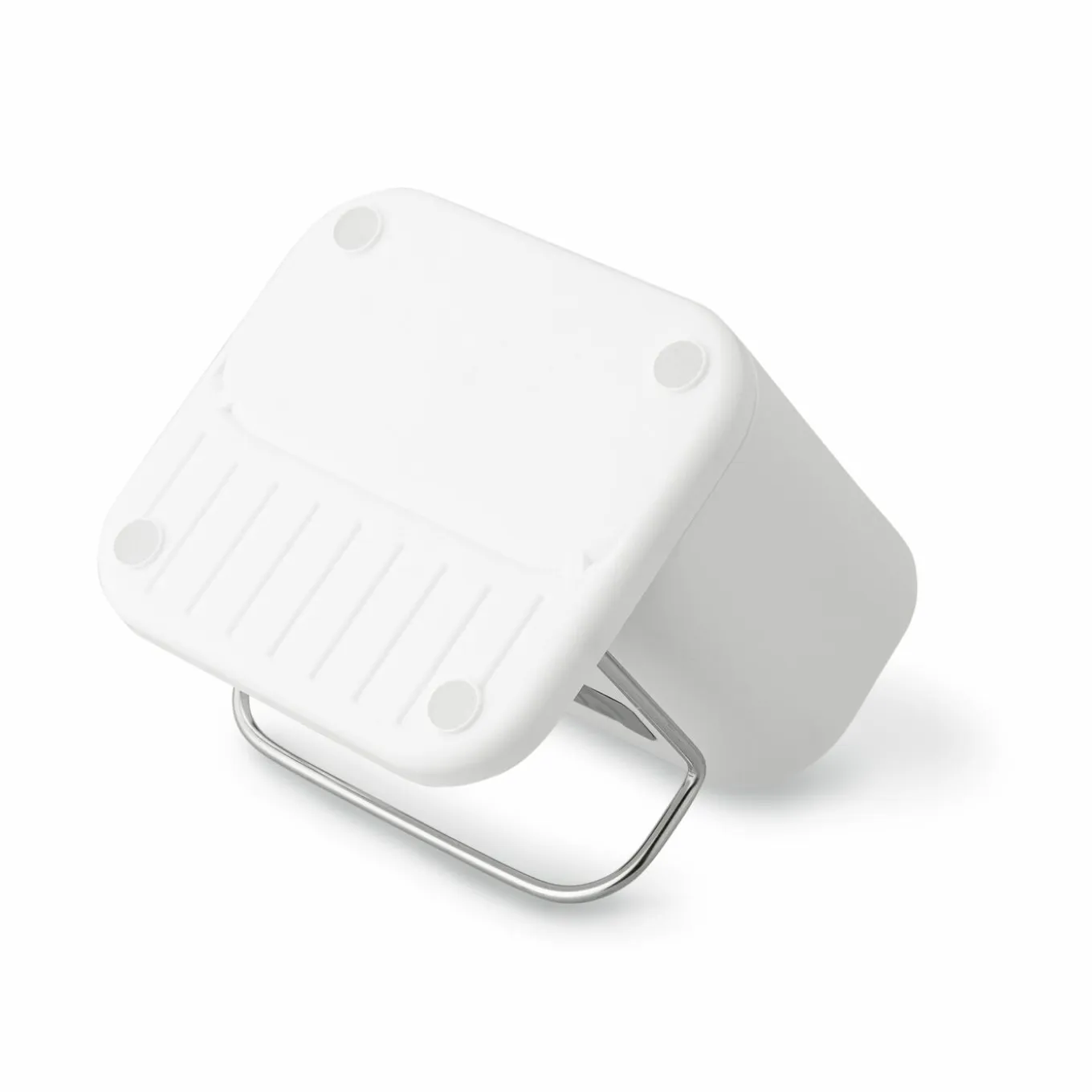 Ociekacz na sztućce z podstawką Tadar Clean 13,5 x 12 x 10,8 cm biały