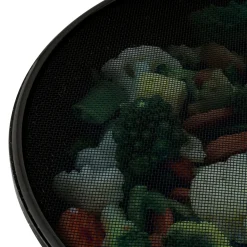 Osłona przed pryskaniem tłuszczu z funkcją sitka Tadar 25 cm czarna