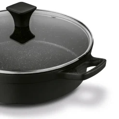 Patelnia aluminiowa na indukcję krótkie uchwyty Konighoffer Vitello 32 cm