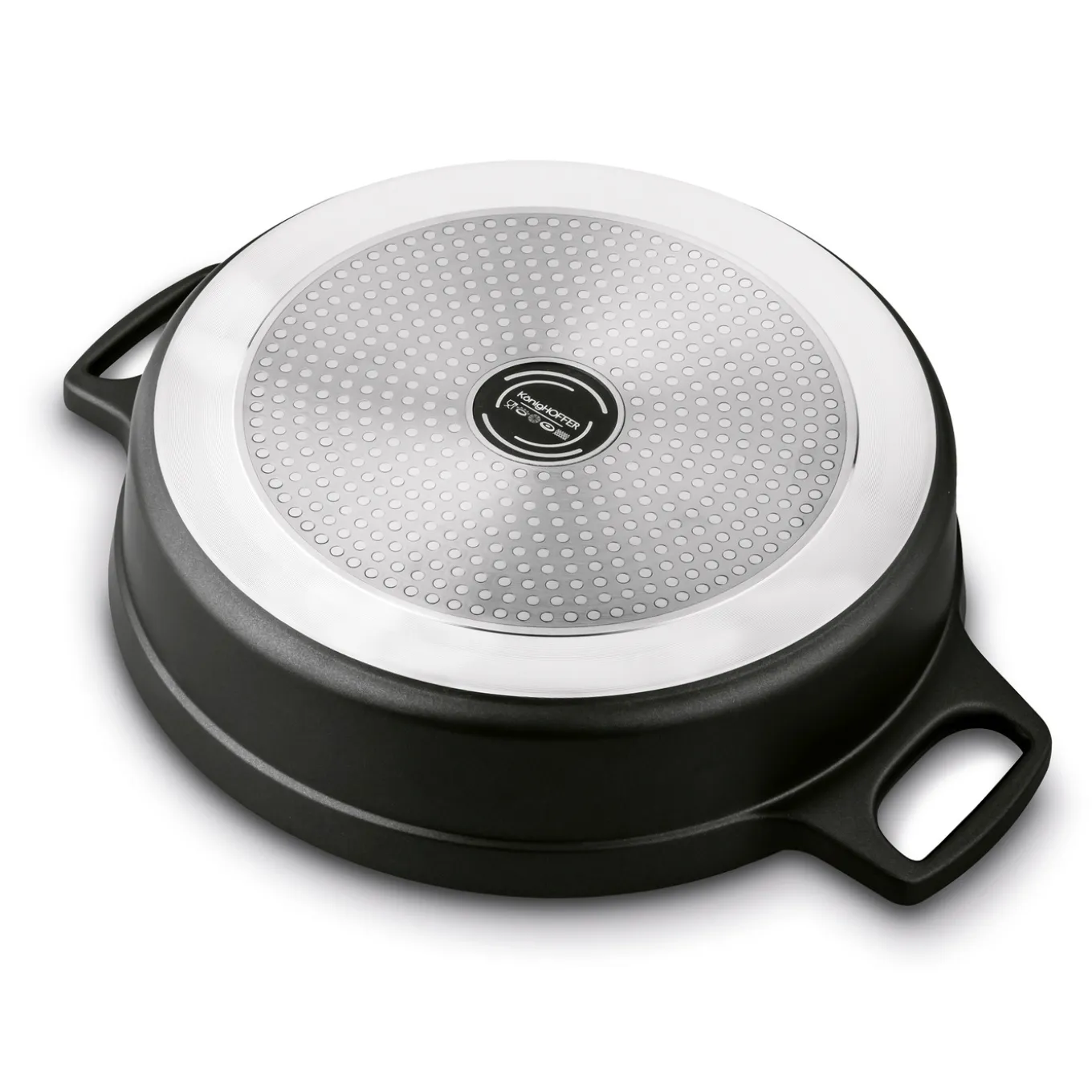 Patelnia aluminiowa na indukcję krótkie uchwyty Konighoffer Vitello 32 cm