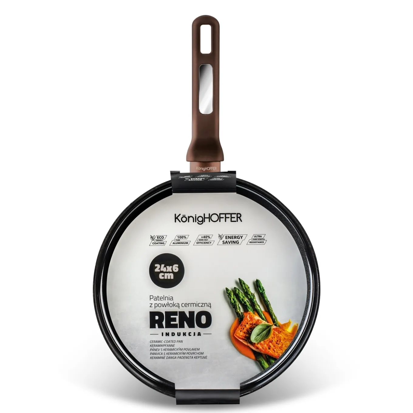 Patelnia ceramiczna na indukcję Konighoffer Reno 24 cm