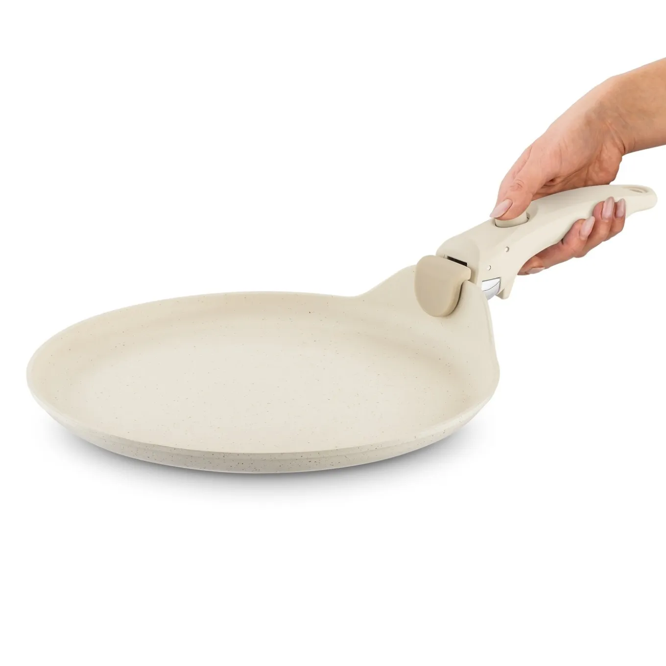 Patelnia do naleśników indukcyjna Starke Pro Compacti Cream 26 cm bez uchwytu