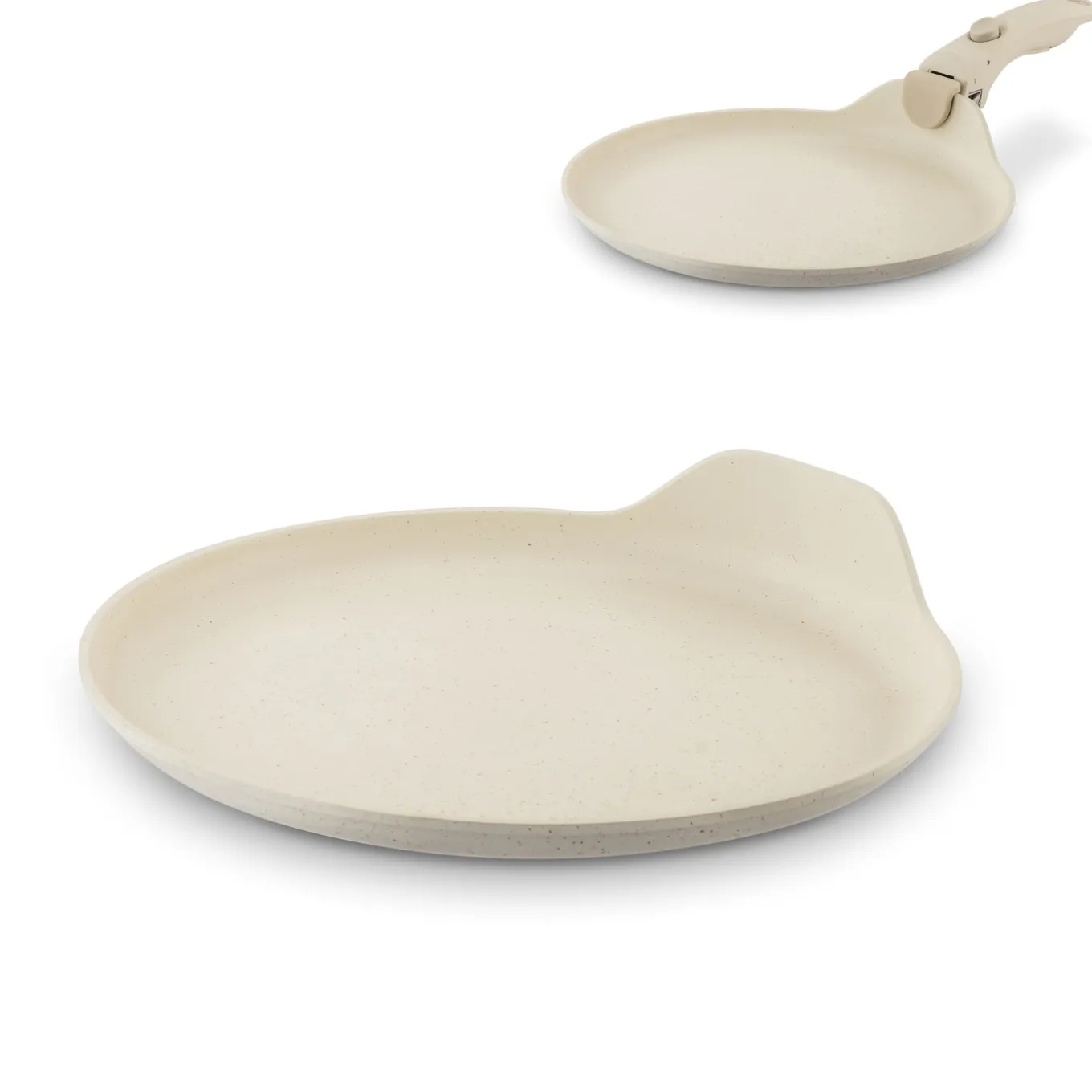 Patelnia do naleśników indukcyjna Starke Pro Compacti Cream 26 cm z odpinanym uchwytem