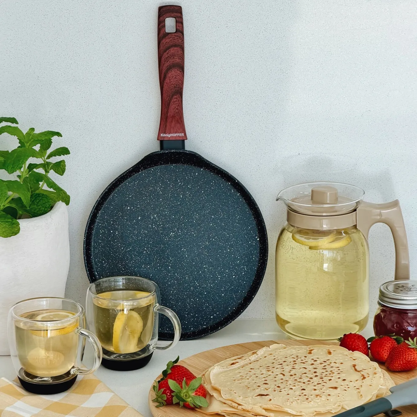 Patelnia do naleśników Konighoffer Arte 24 cm