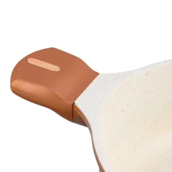 Patelnia głęboka na indukcję krótkie uchwyty Starke Pro Texture Copper 28 x 8 cm
