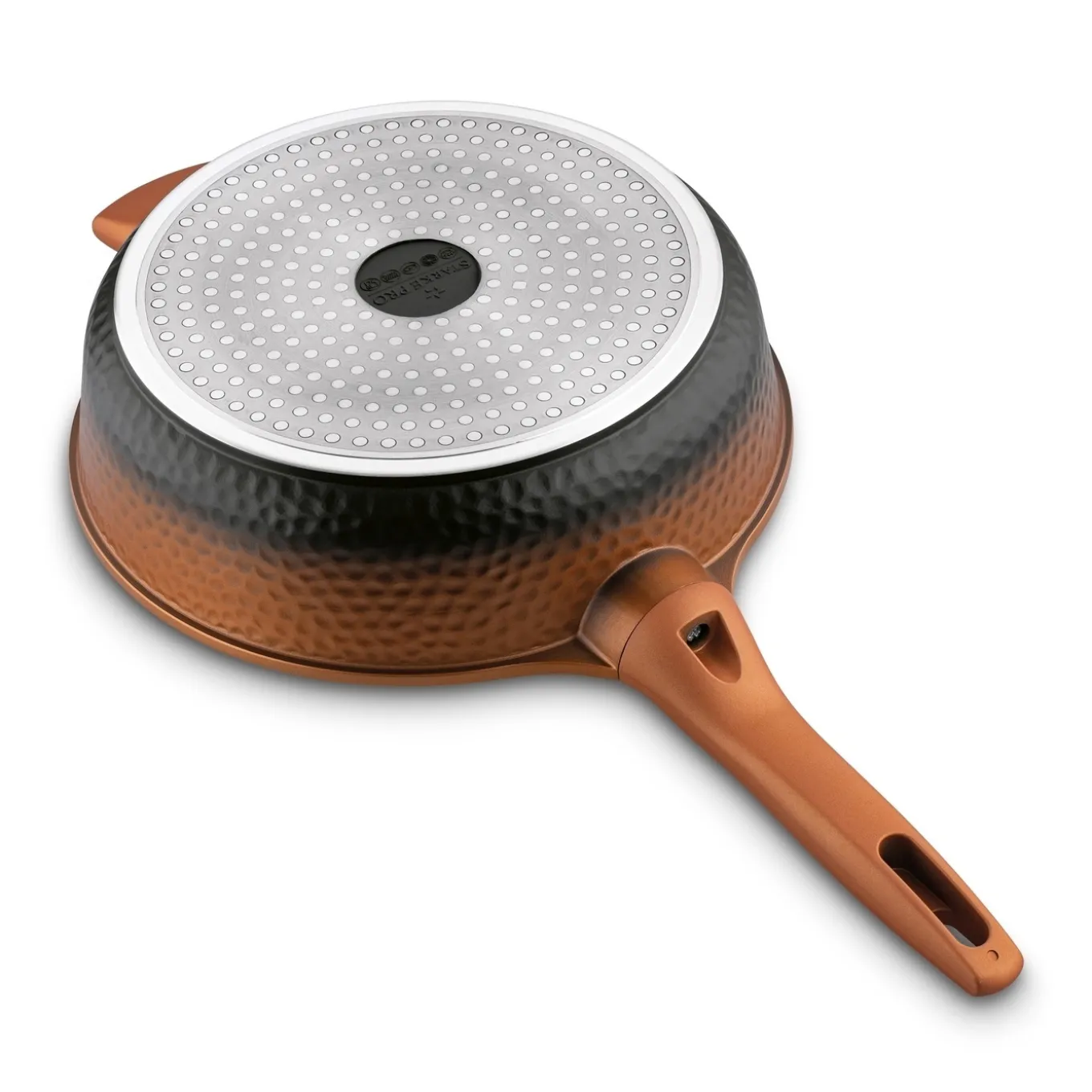 Patelnia głęboka na indukcję Starke Pro Texture Copper 28 x 8 cm