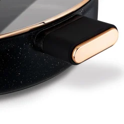 Patelnia głęboka na indukcję z pokrywką Starke Pro Starlet Black 28 x 8 cm