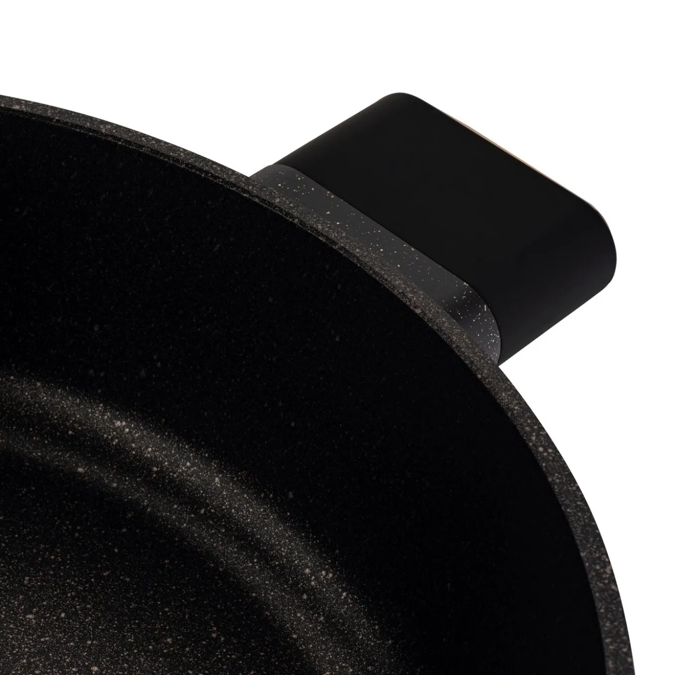Patelnia głęboka na indukcję z pokrywką Starke Pro Starlet Black 28 x 8 cm
