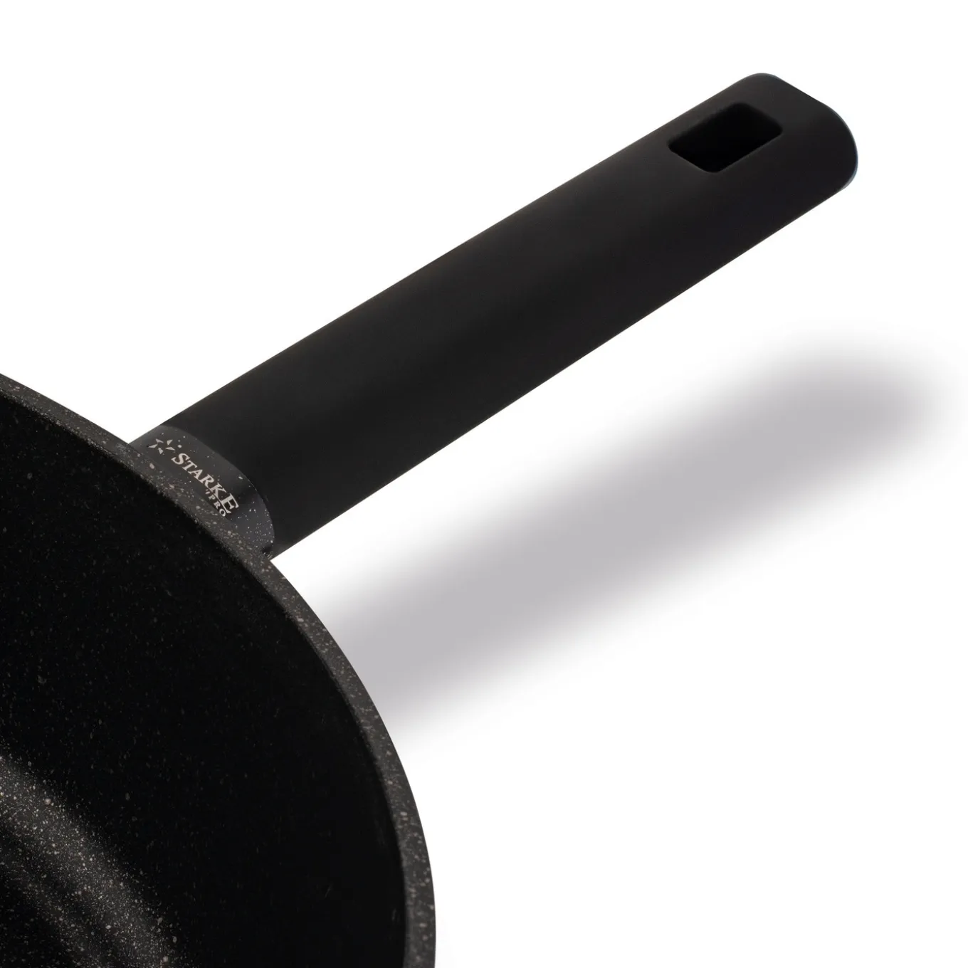 Patelnia głęboka na indukcję z pokrywką Starke Pro Starlet Black 28 x 8 cm