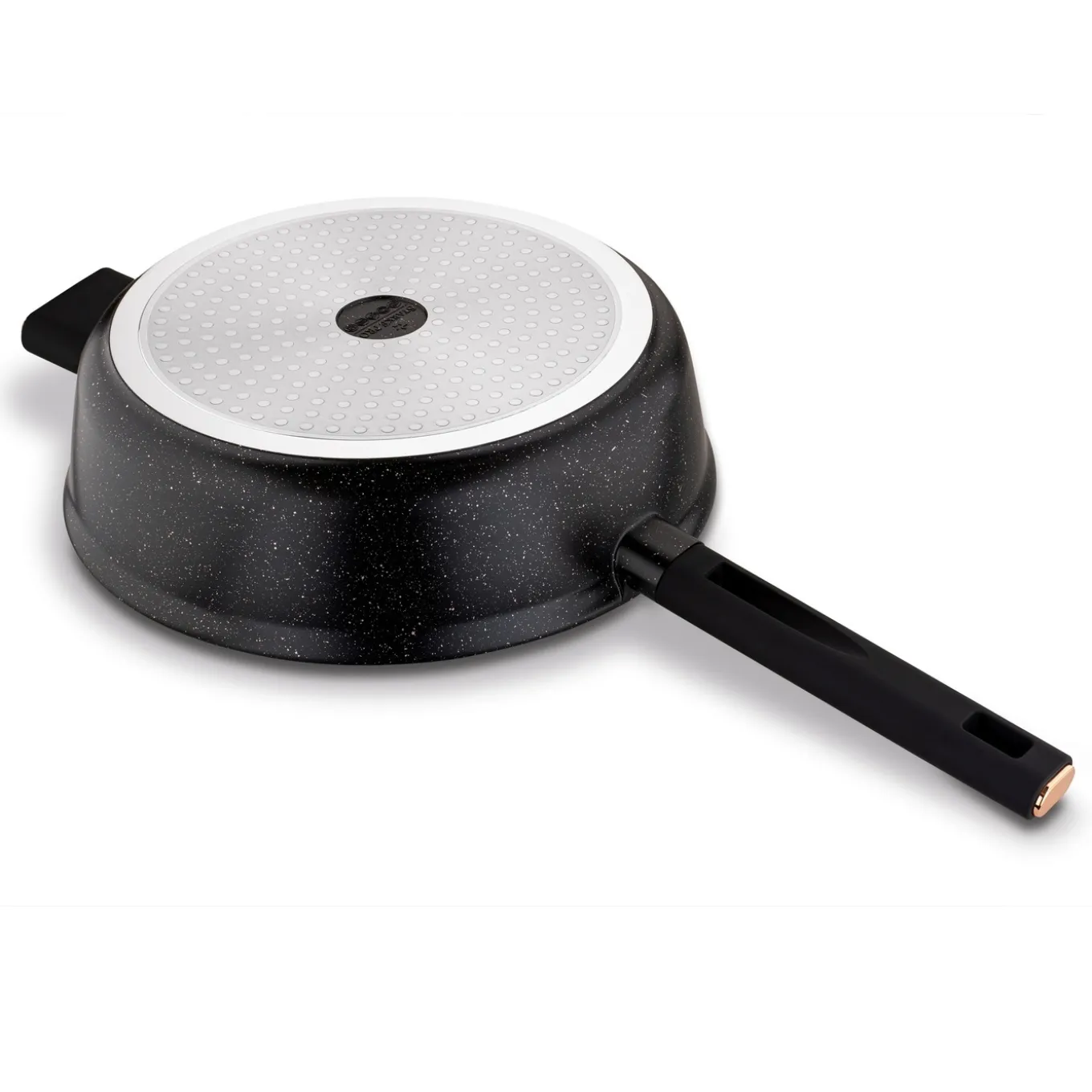 Patelnia głęboka na indukcję z pokrywką Starke Pro Starlet Black 28 x 8 cm