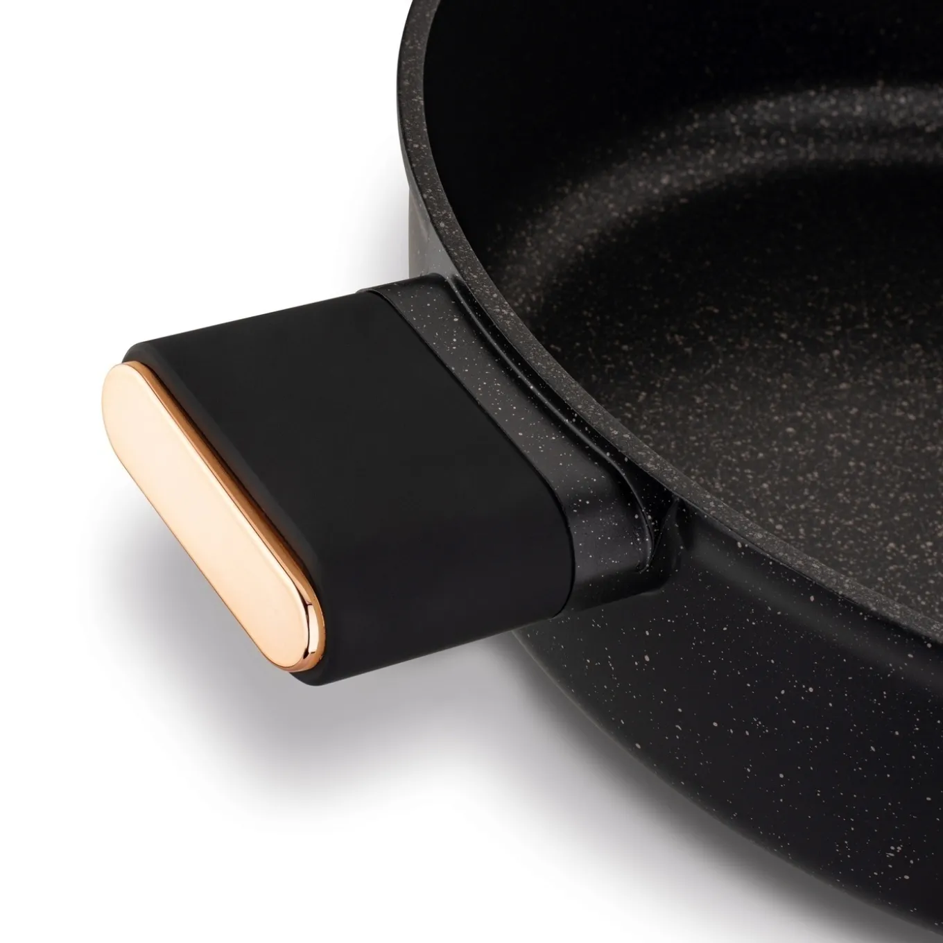 Patelnia głęboka na indukcję z pokrywką Starke Pro Starlet Black 28 x 8 cm