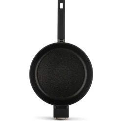 Patelnia głęboka na indukcję z pokrywką Starke Pro Starlet Black 28 x 8 cm