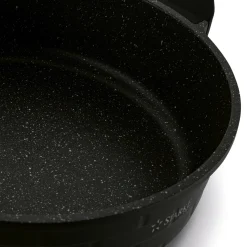 Patelnia głęboka na indukcję z pokrywką Starke Pro Brick Marble 28 cm