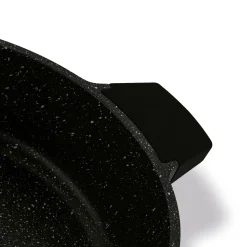 Patelnia głęboka na indukcję z pokrywką Starke Pro Brick Marble 28 cm