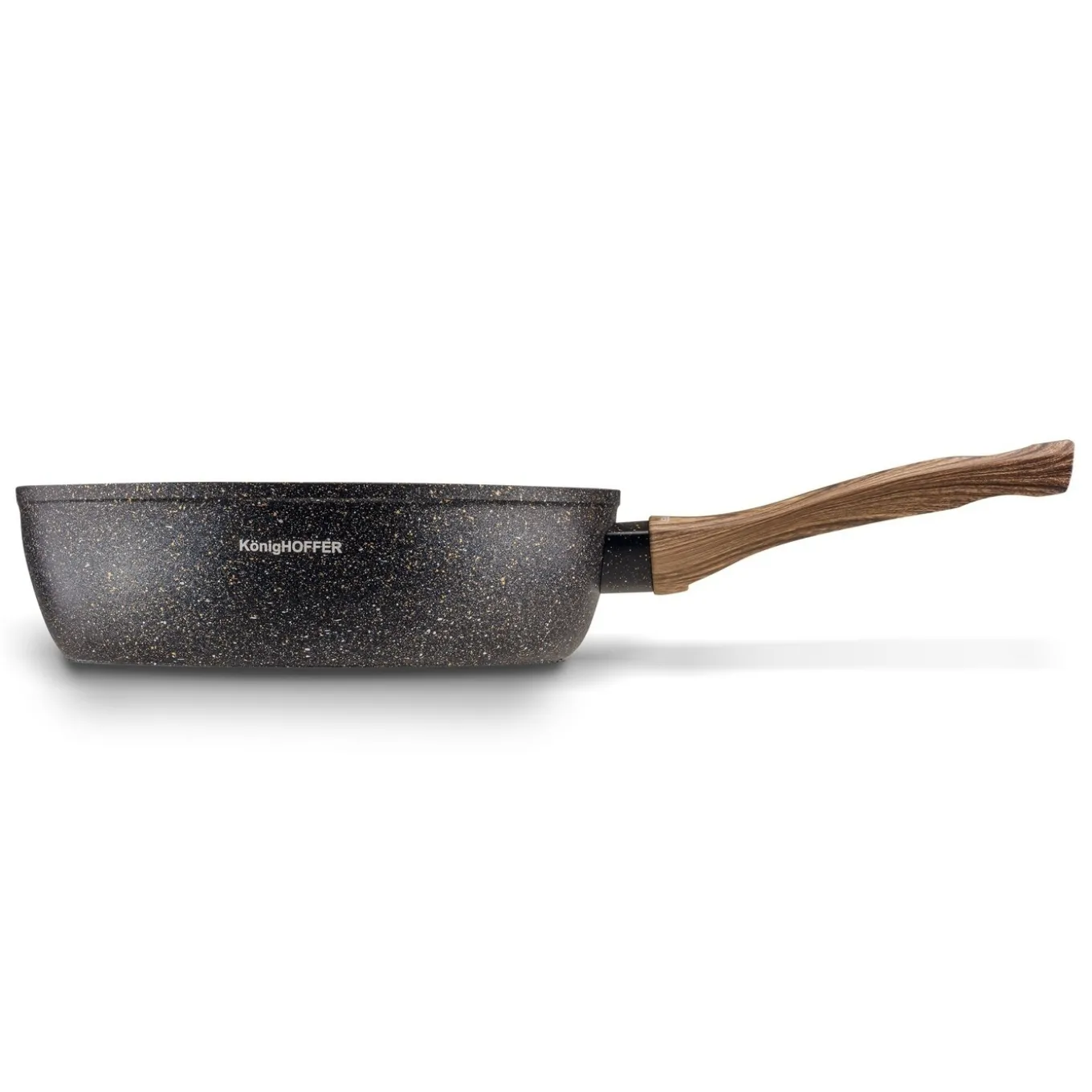 Patelnia granitowa głęboka KonigHOFFER Pescado z pokrywką 28 cm