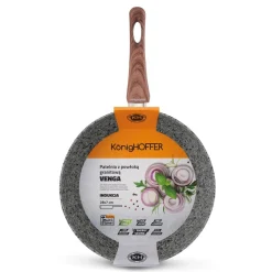 Patelnia granitowa głęboka Konighoffer Venga 28 x 7 cm indukcja