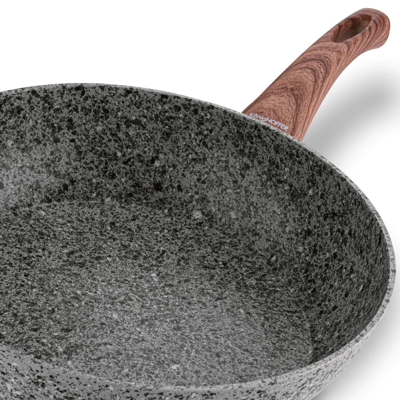 Patelnia granitowa głęboka Konighoffer Venga 28 x 7 cm indukcja