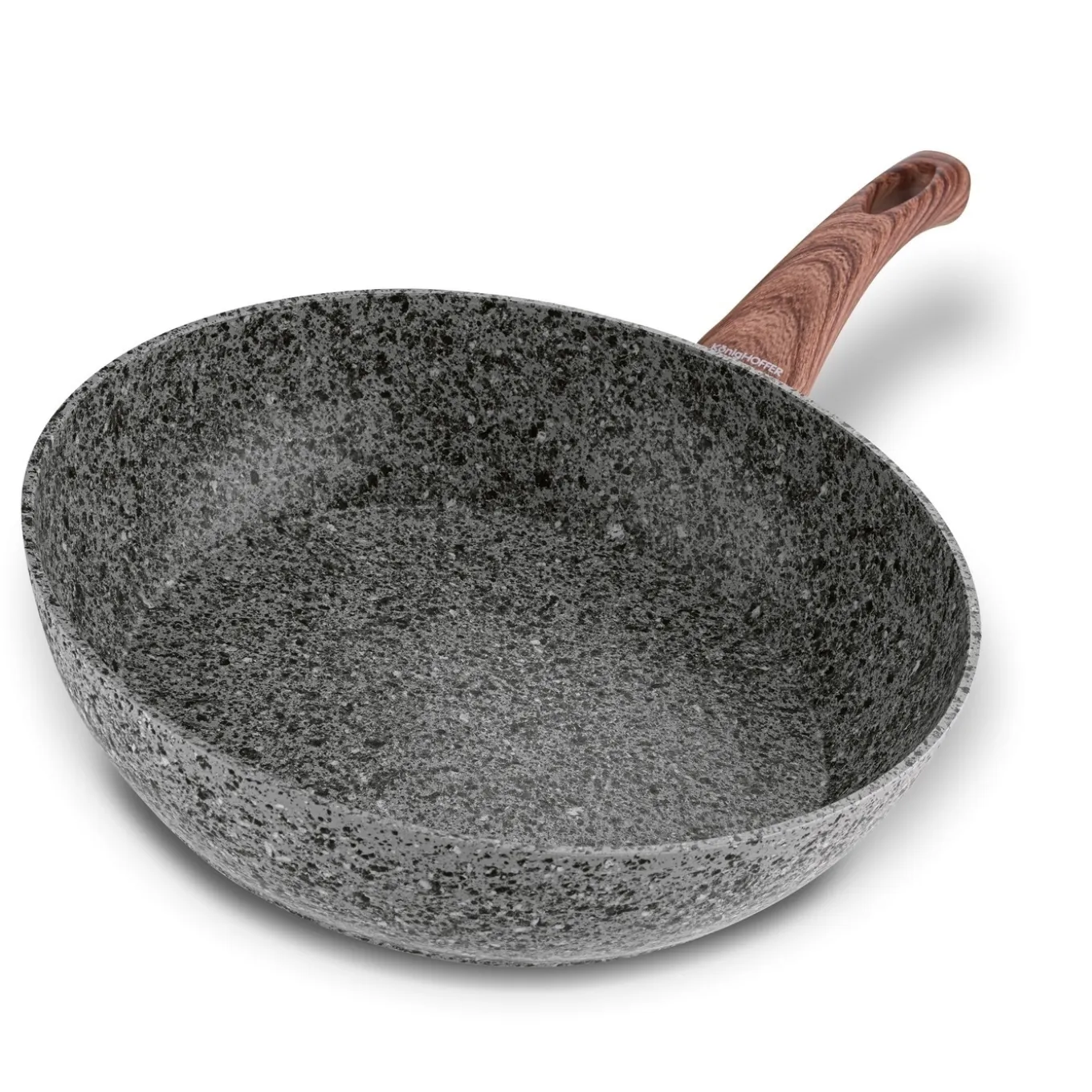Patelnia granitowa głęboka Konighoffer Venga 28 x 7 cm indukcja