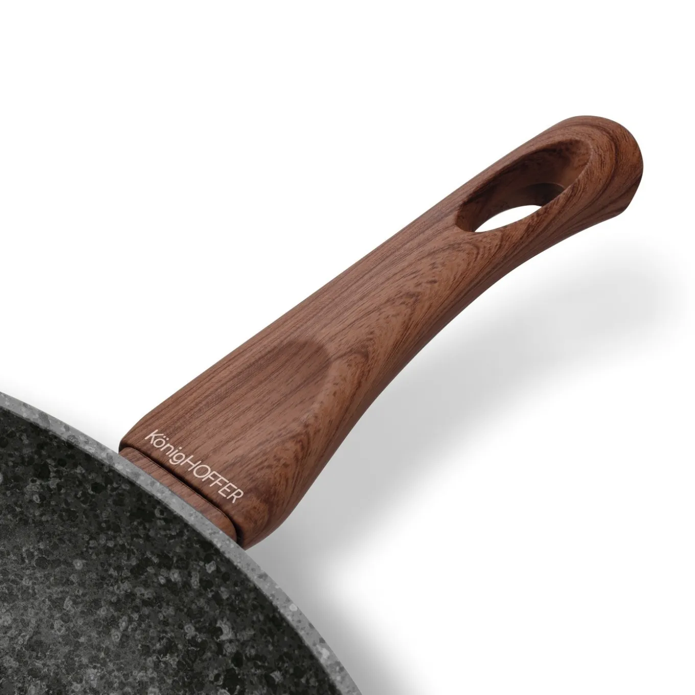 Patelnia granitowa głęboka Konighoffer Venga 28 x 7 cm indukcja