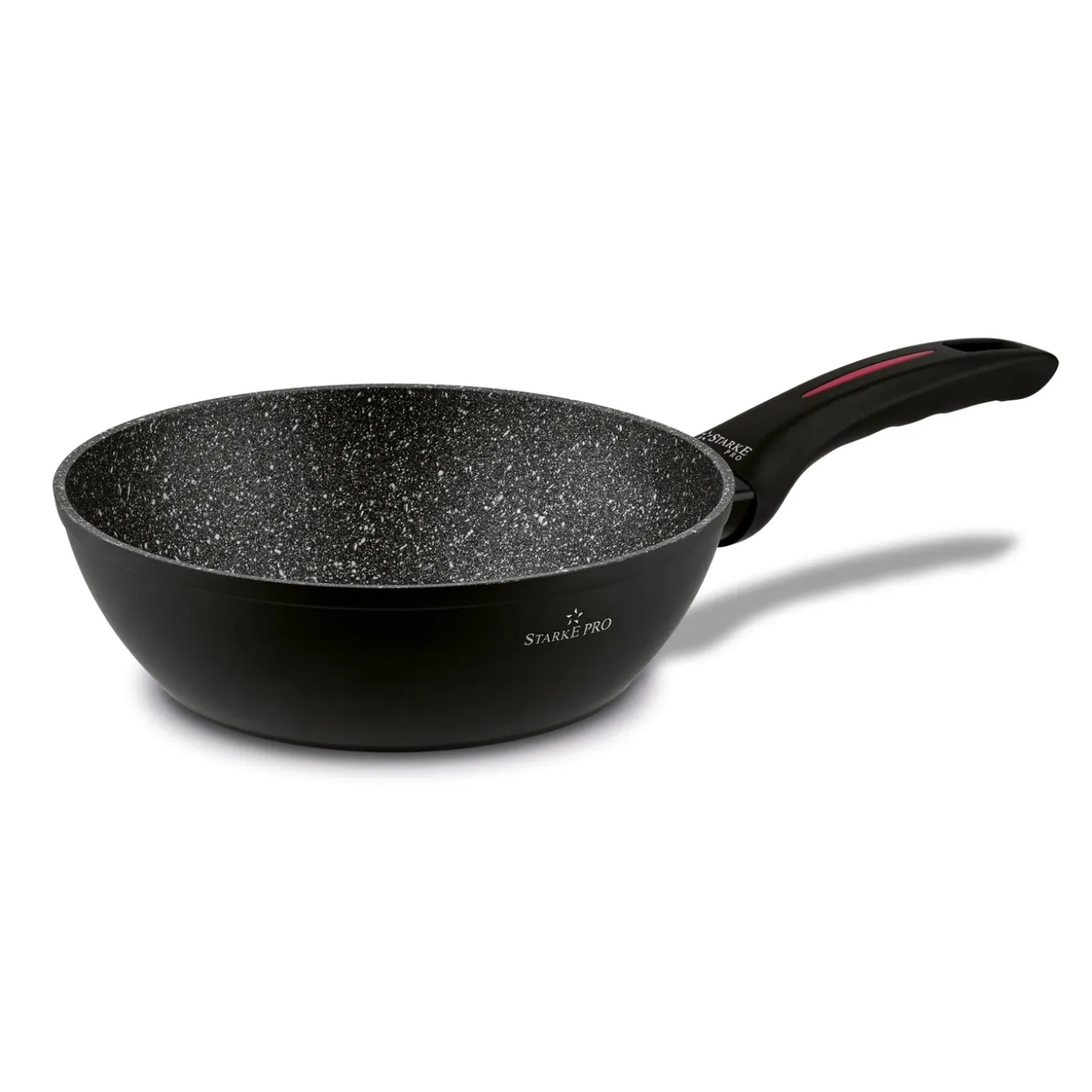 Patelnia granitowa głęboka na indukcję Starke Pro Piccante 20 cm