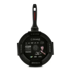 Patelnia granitowa głęboka na indukcję Starke Pro Piccante 24 cm