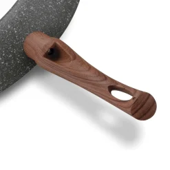 Patelnia granitowa głęboka z pokrywką Konighoffer Venga 28 x 7 cm indukcja