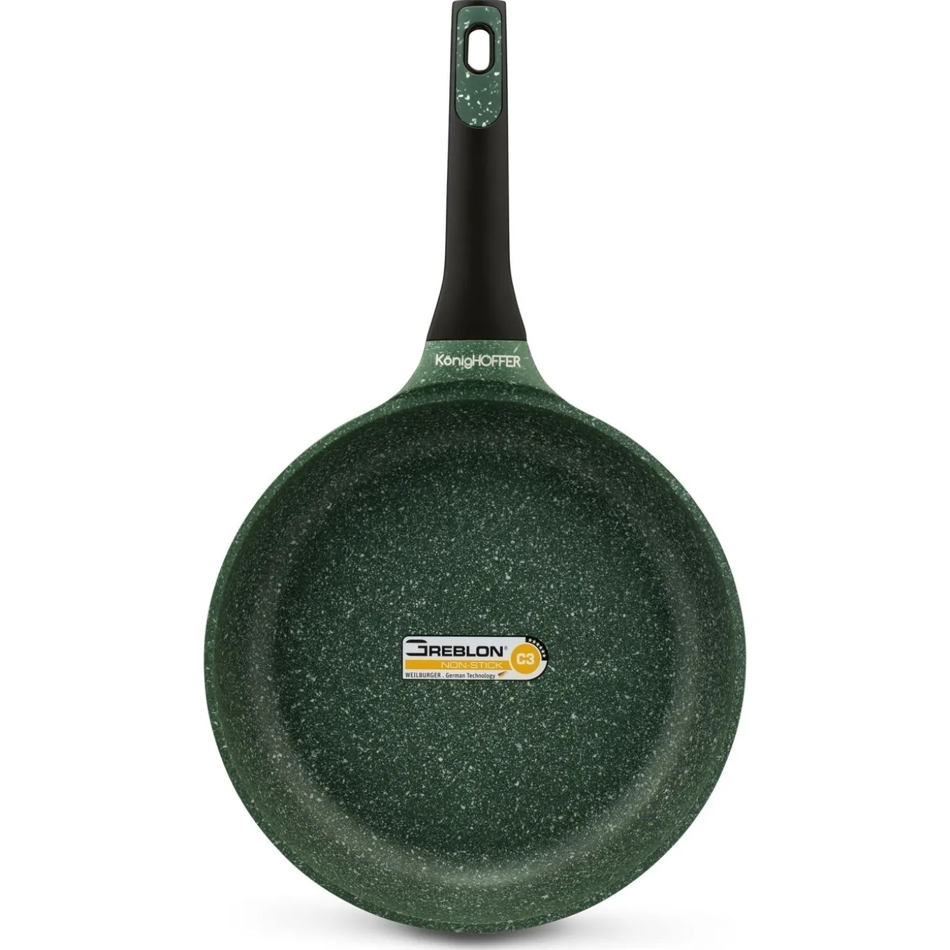 Patelnia granitowa na indukcję Konighoffer Green Husk 28 cm