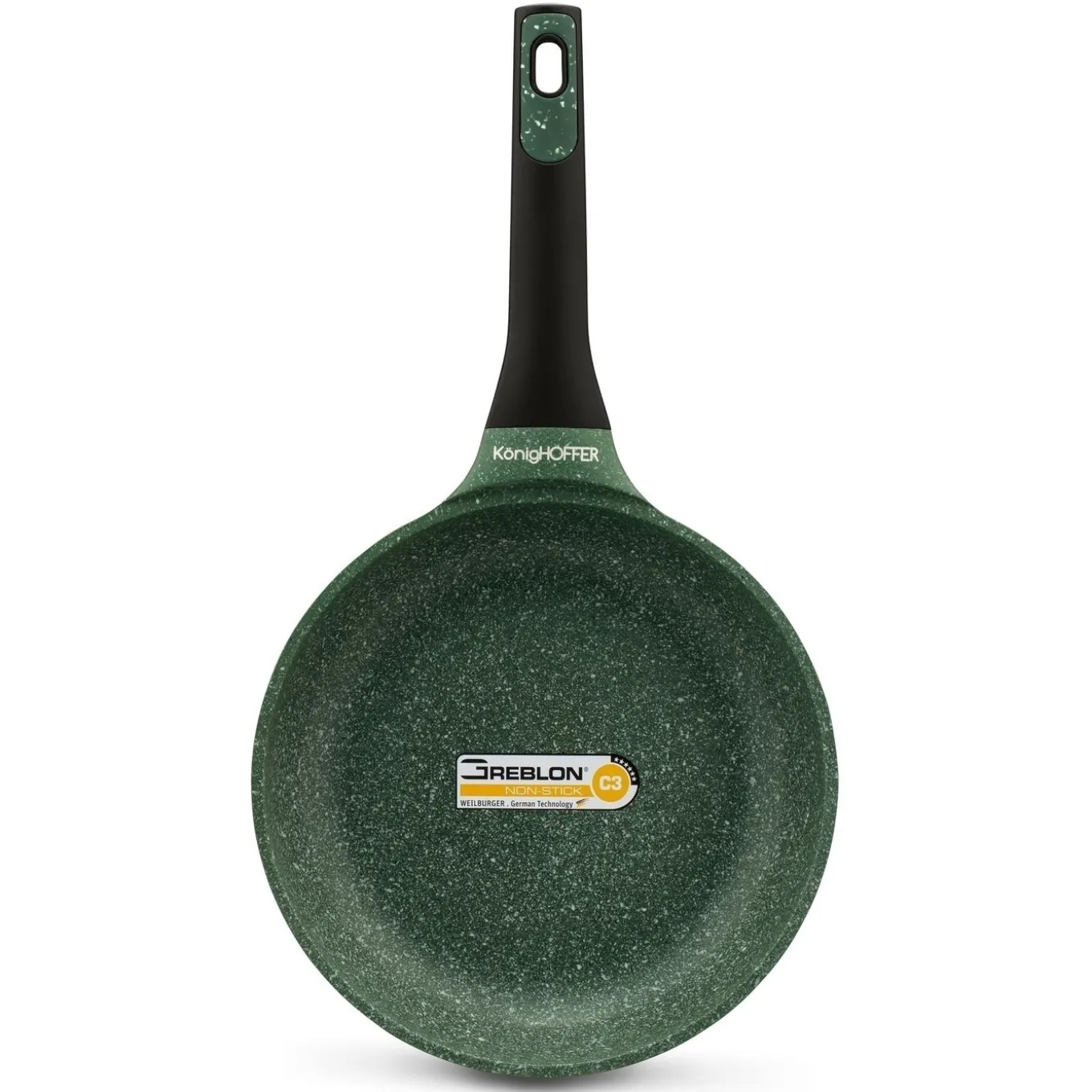 Patelnia granitowa na indukcję Konighoffer Green Husk 24 cm