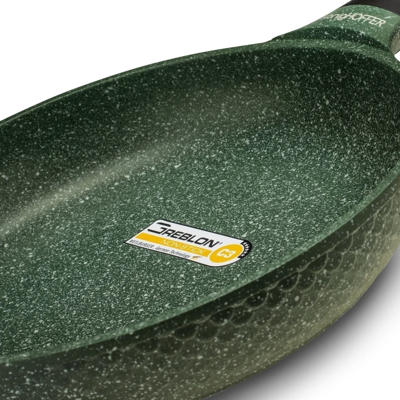 Patelnia granitowa na indukcję Konighoffer Green Husk 20 cm