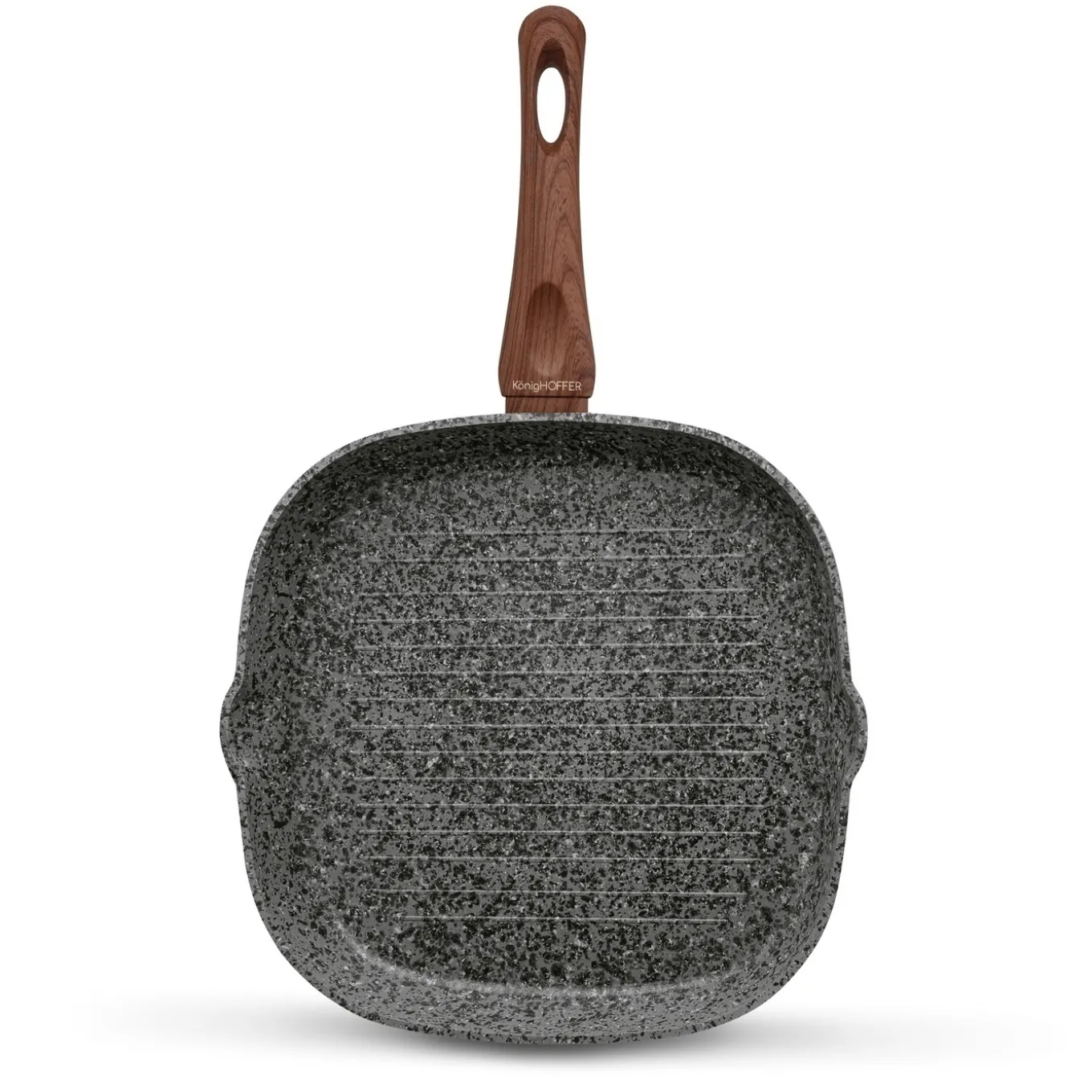 Patelnia grillowa granitowa Konighoffer Venga 28 cm
