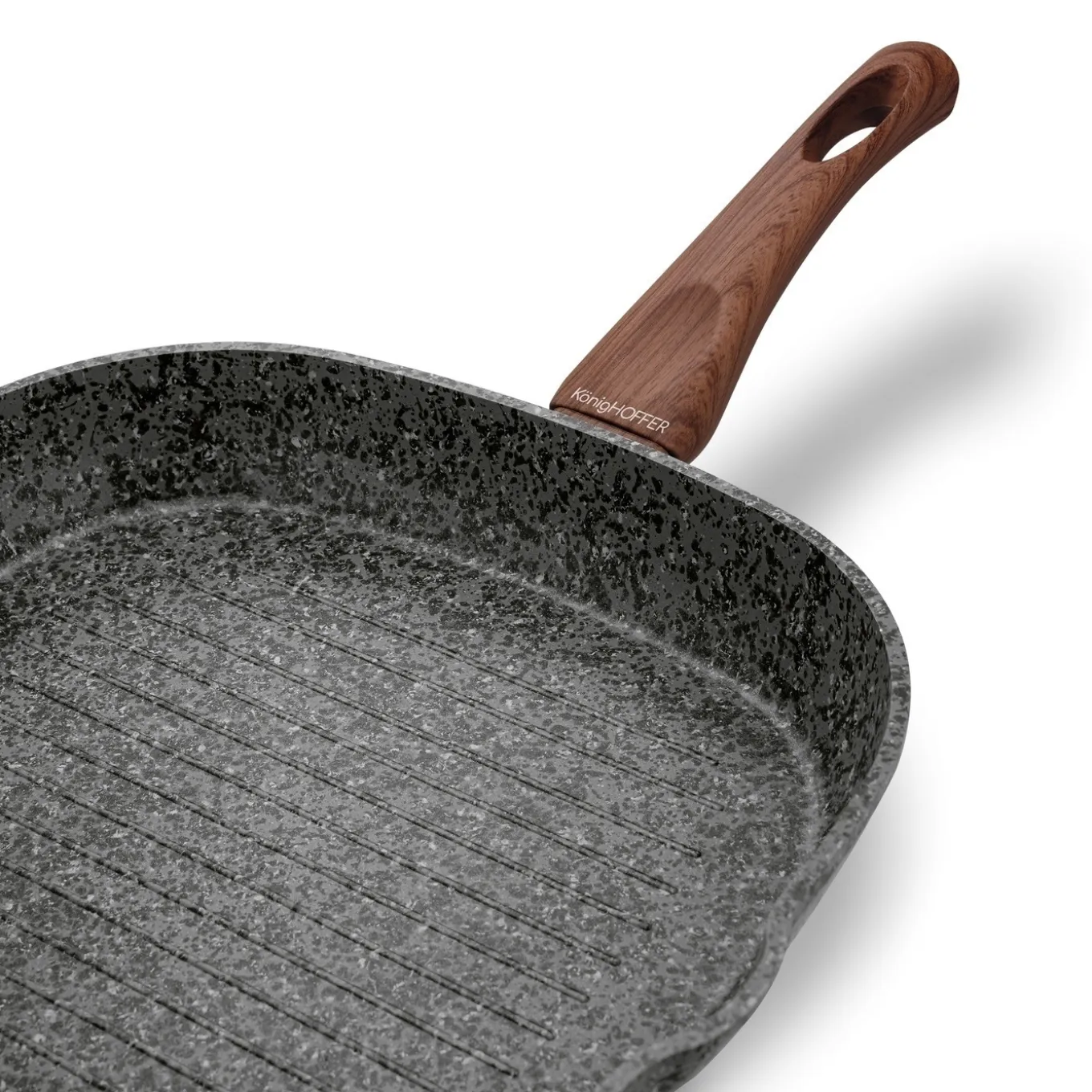 Patelnia grillowa granitowa Konighoffer Venga 28 cm